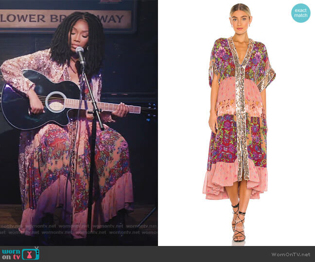 One Fine Day Maxi by Free People worn by Naomi (Brandy Norwood) on Queens