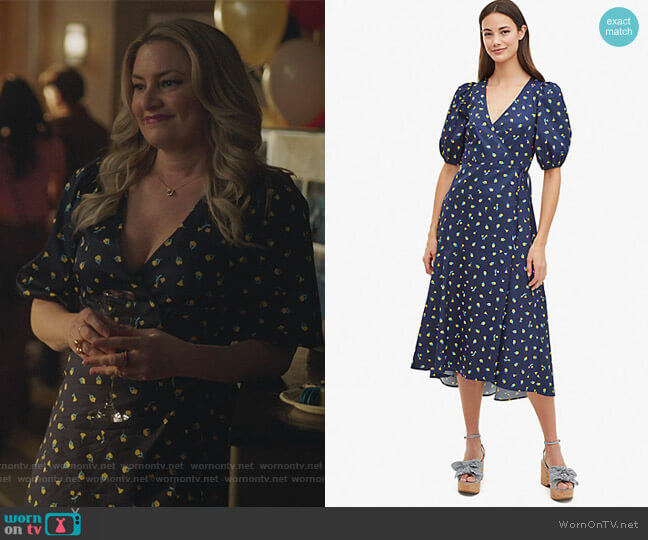 Dainty Bloom Wrap Dress by Kate Spade worn by Alice Cooper (Mädchen Amick) on Riverdale