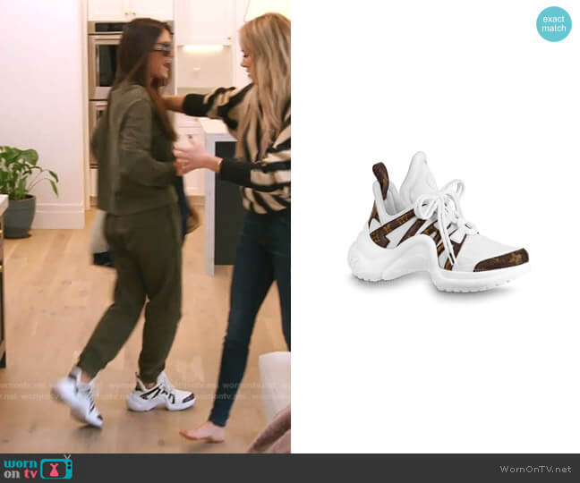 Louis Vuitton LV Monogram Cozy Jacket worn by Andrea as seen in The Real  Housewives of Salt Lake City (S04E01)