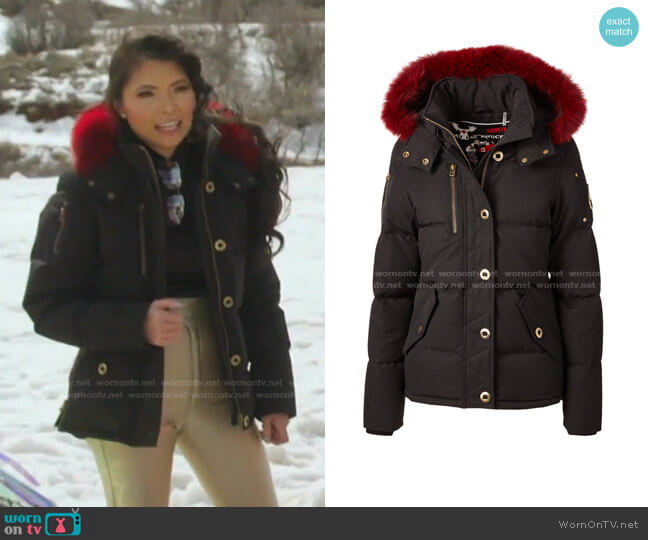 Harper Down Jacket With Fur Trim by Moose Knuckles worn by Jennie Nguyen on The Real Housewives of Salt Lake City