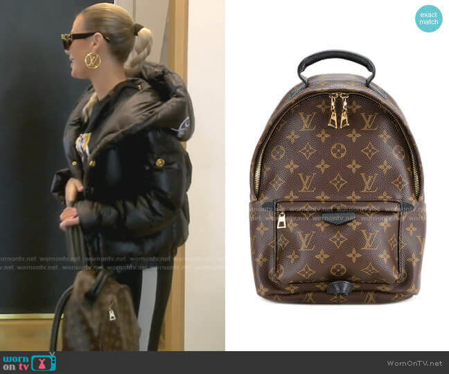 Louis Vuitton Palm Springs MM Backpack worn by Herself (Erika Jayne) in The  Real Housewives of Beverly Hills (S08E12)