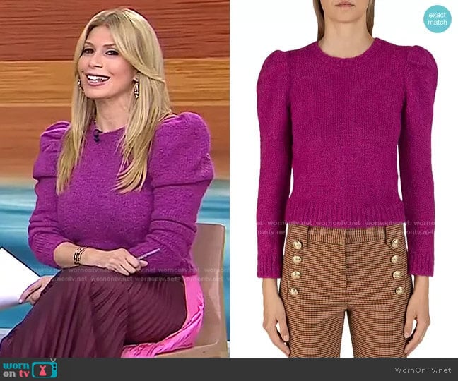 Puff Sleeve Sweater by Derek Lam 10 Crosby worn by Jill Martin on Today