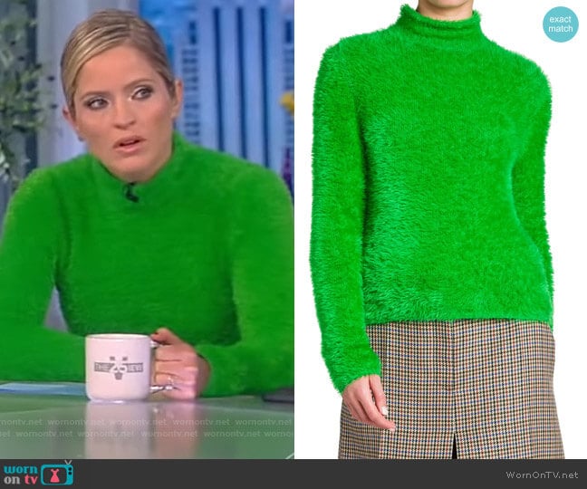 Compact FFF Turtleneck by Stella McCartney worn by Sara Haines on The View