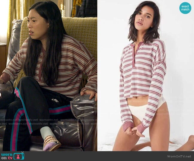 Out from Under at Urban Outfitters Emmy Henley Top worn by Nora Lum (Awkwafina) on Awkwafina is Nora From Queens