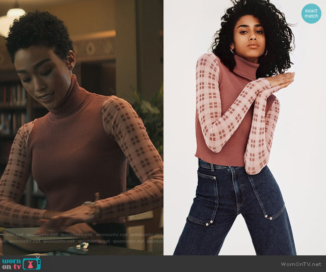 Combination Knit Sweater by Zara worn by Marienne (Tati Gabrielle) on You