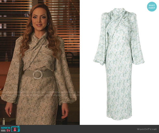 Harriet Dress by Acler worn by Fallon Carrington (Elizabeth Gillies) on Dynasty