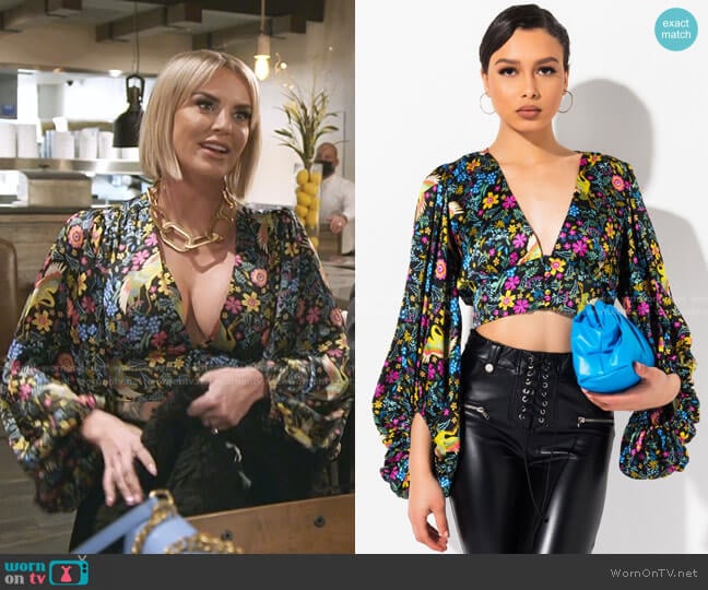 You Know What I Mean Top by Shop Akira worn by Whitney Rose on The Real Housewives of Salt Lake City