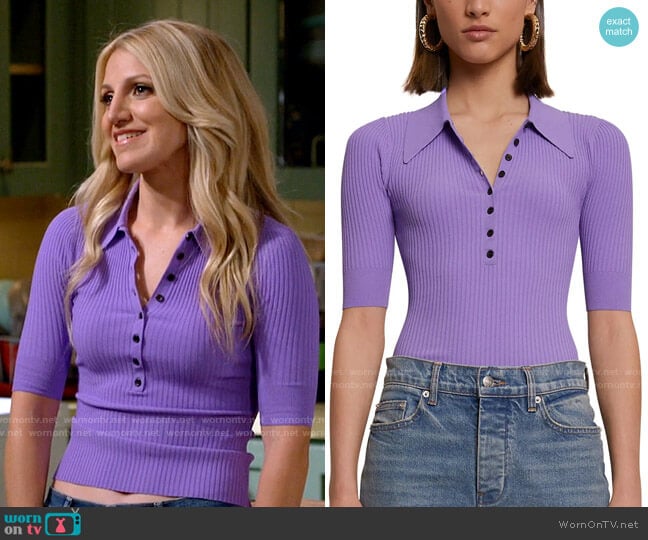 ALC Amari Top worn by Gina Dabrowski (Annaleigh Ashford) on B Positive