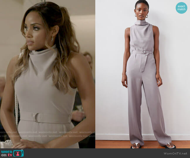 Wornontv Sophies Cowl Neck Jumpsuit On Batwoman Meagan Tandy Clothes And Wardrobe From Tv 