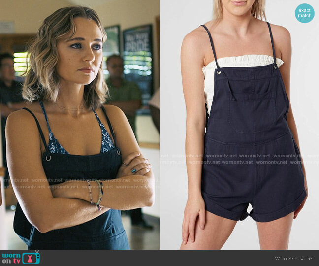 Billabong Wild Pursuit Romper worn by Lennon (Madison Iseman) on I Know What You Did Last Summer