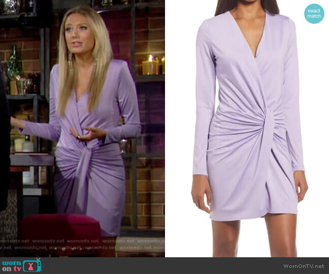 Black Halo Abina Dress worn by Abby Newman (Melissa Ordway) on The Young and the Restless