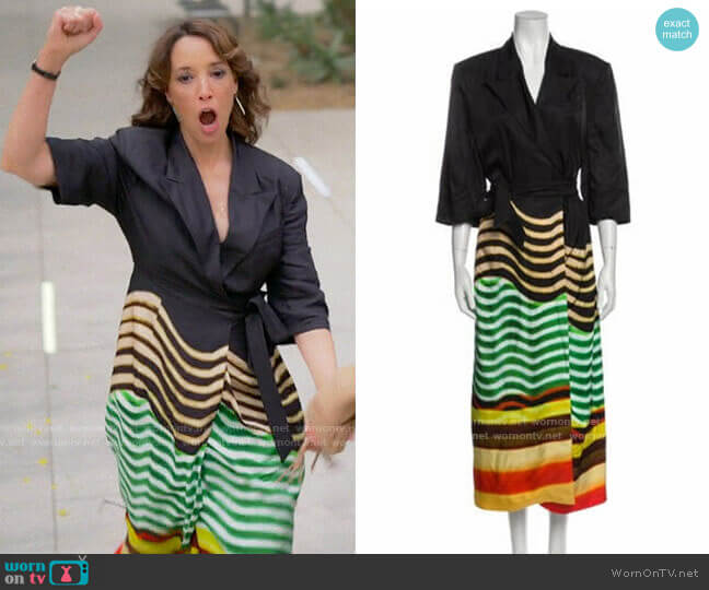 Dries van Noten SS20 Dress worn by Bette Porter (Jennifer Beals) on The L Word Generation Q