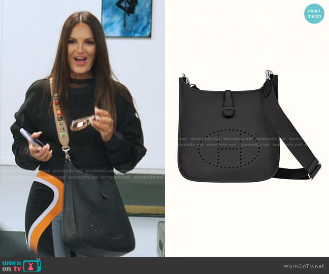 Evelyne Bag by Hermes worn by Lisa Barlow on The Real Housewives of Salt Lake City