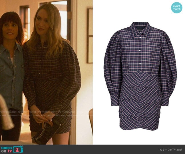 Isabel Marant Filanua Dress worn by Tess Van De Berg (Jamie Clayton) on The L Word Generation Q