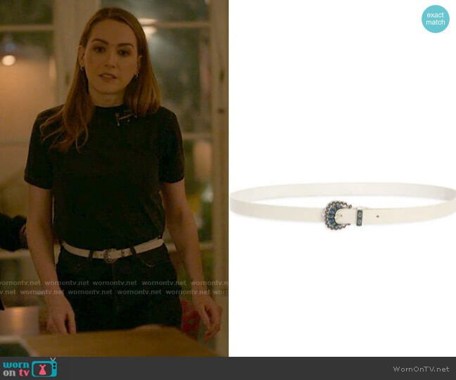 Isabel Marant Temoia Belt worn by Tess Van De Berg (Jamie Clayton) on The L Word Generation Q