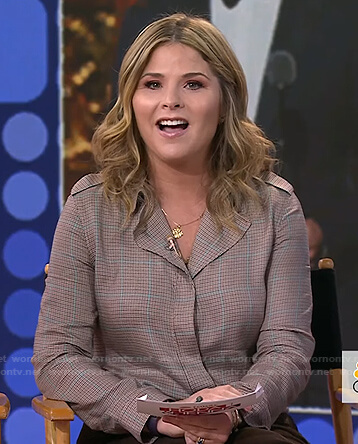 Jenna’s brown plaid shirt on Today