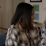 Jennifer’s mixed plaid shirt on Stargirl