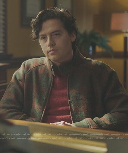 Jugheads green plaid jacket on Riverdale