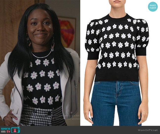 WornOnTV: Jenny’s black daisy print sweater on Stargirl | Clothes and ...