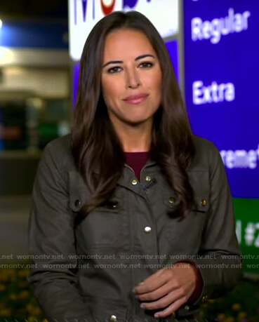 Kaylee Hartung’s grey utility jacket on Good Morning America