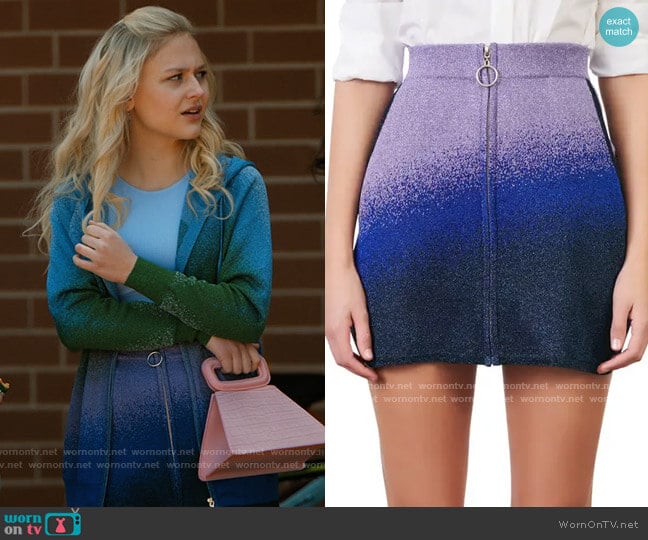 WornOnTV: Lexy’s ombre hoodie and skirt set on Chucky | Alyvia Alyn ...