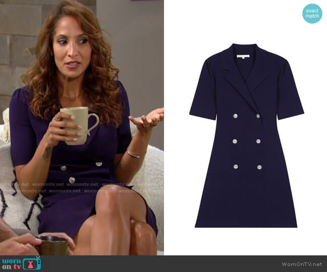 Maje Ralazer Blazer Dress worn by Lily Winters (Christel Khalil) on The Young and the Restless