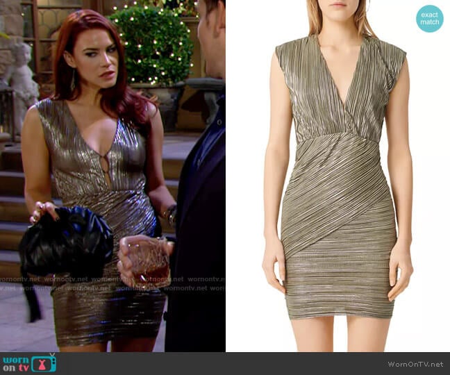 Maje Romea Dress worn by Sally Spectra (Courtney Hope) on The Young and the Restless