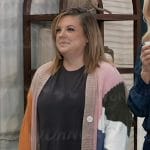 Maxie’s colorblock cardigan on General Hospital