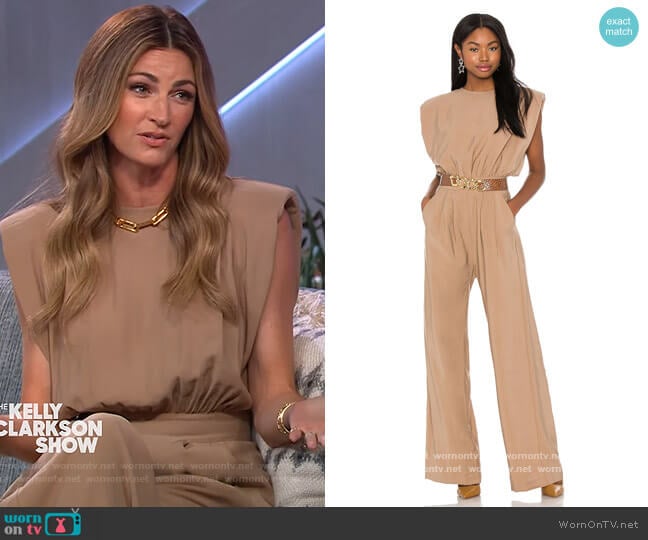 Josie Jumpsuit by Nonchalant worn by Erin Andrews on The Kelly Clarkson Show