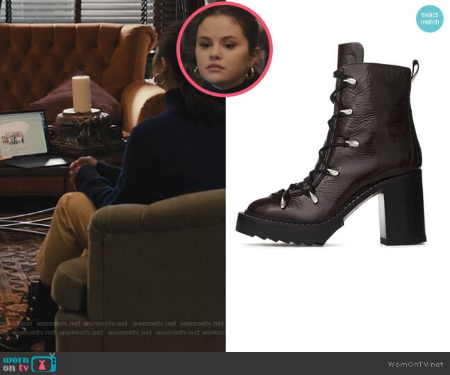 Sanne Boots by Rag and Bone worn by Mabel Mora (Selena Gomez) on Only Murders in the Building