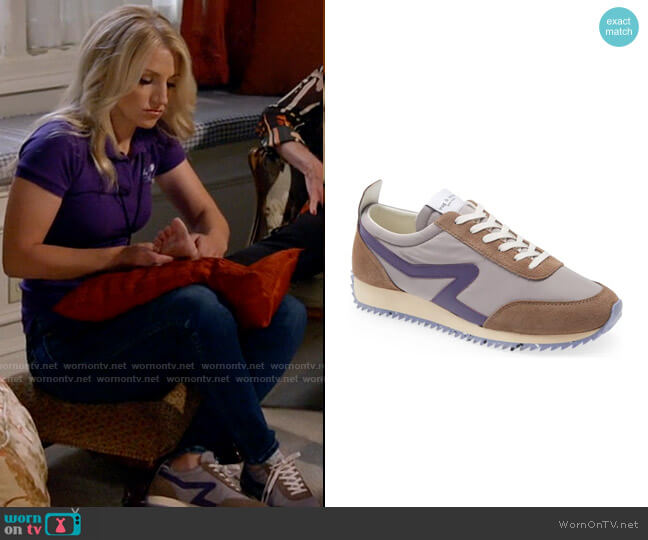 Rag & Bone Retro Runner Sneaker worn by Gina Dabrowski (Annaleigh Ashford) on B Positive