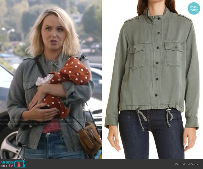 Collins Utility Jacket by Rails worn by Jo Wilson (Camilla Luddington) on Greys Anatomy