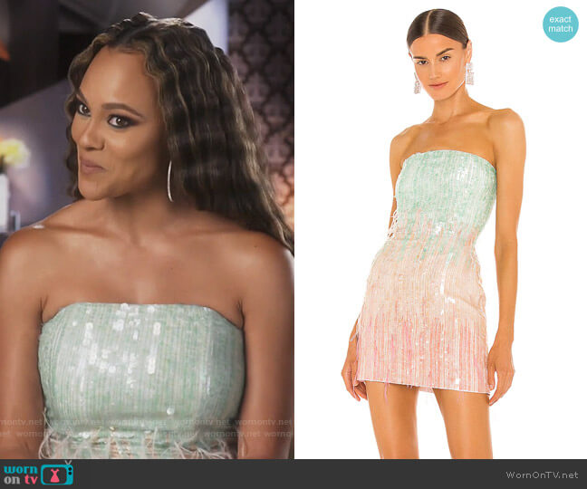 Anastasia Mini Dress by Retrofete worn by Ashley Darby on The Real Housewives of Potomac
