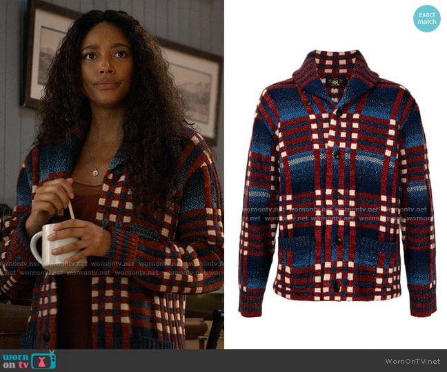 WornOnTV: Cassie’s checked cardigan and orange cami on Big Sky | Kylie ...