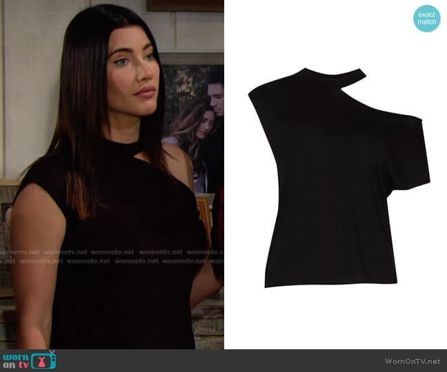 RtA Axel Tee worn by Steffy Forrester (Jacqueline MacInnes Wood) on The Bold and the Beautiful