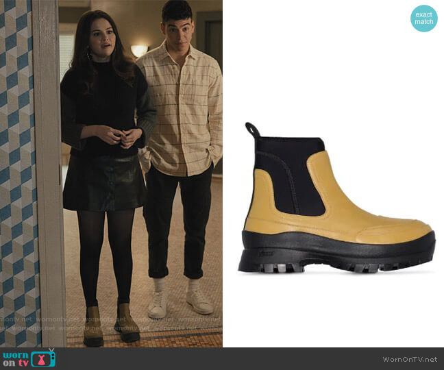 Utility Boots by Stella McCartney worn by Mabel Mora (Selena Gomez) on Only Murders in the Building