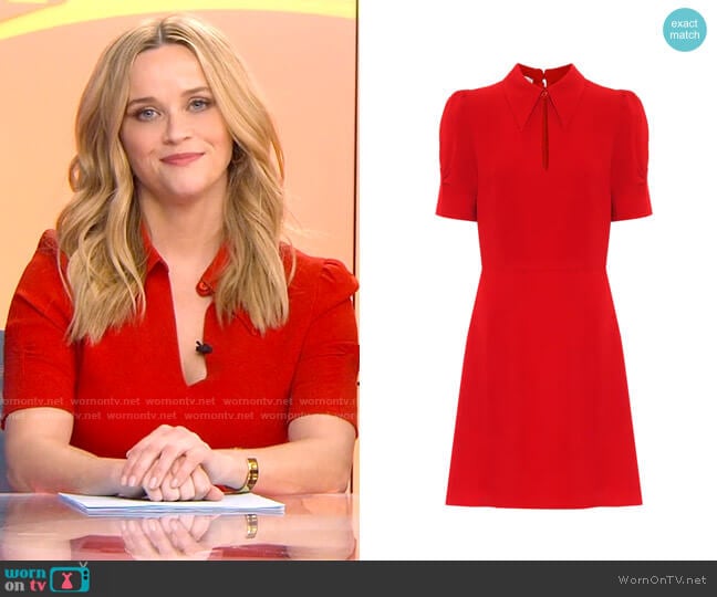 Stella McCartney Blair Dress worn by Bradley Jackson (Reese Witherspoon) on The Morning Show