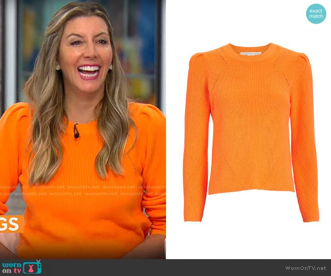 Veronica Beard Darja Sweater worn by Sara Blakely on CBS Mornings