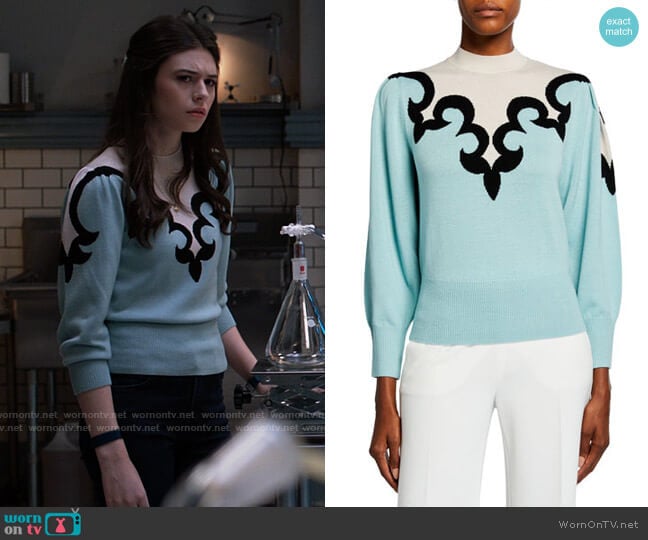 Zimmermann Ladybeetle Mystic Sweater worn by Nia Nal (Nicole Maines) on Supergirl