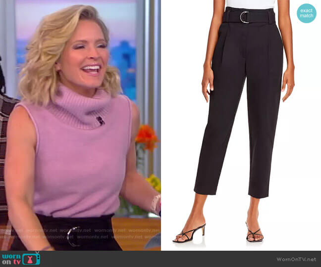 WornOnTV: Sara’s pink turtleneck vest on The View | Sara Haines ...