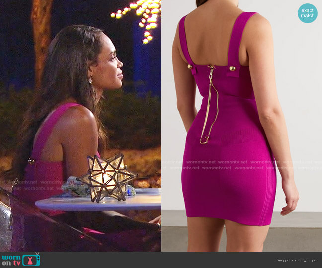 MyBody Stretch-Knit Mini Dress by AZ Factory worn by Michelle Young on The Bachelorette