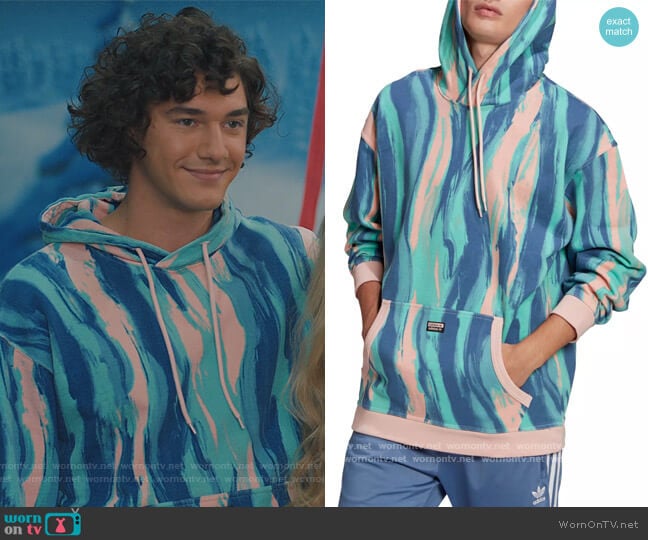 R.Y.V. Hoodie by Adidas worn by Jamie Spano (Belmont Cameli) on Saved By The Bell