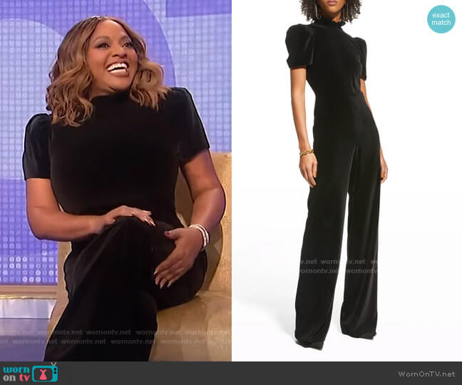 WornOnTV: Sherri’ Shepherd’s black velvet jumpsuit on The Wendy ...