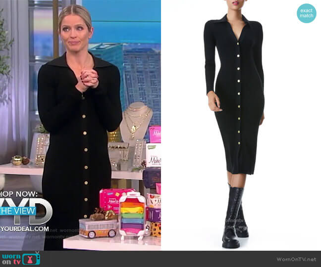 Alcina Cardigan Dress by Alice + Olivia worn by Sara Haines on The View