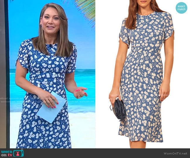 Andre Dress by Reformation worn by Ginger Zee on Good Morning America