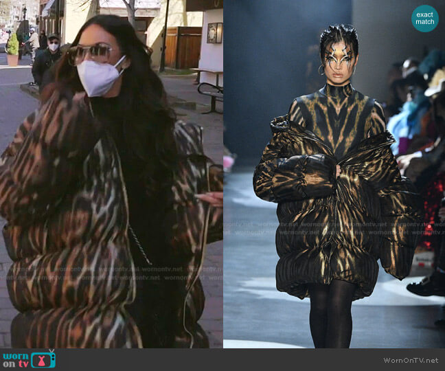 WornOnTV: Lisa’s animal print puffer jacket on The Real Housewives of ...