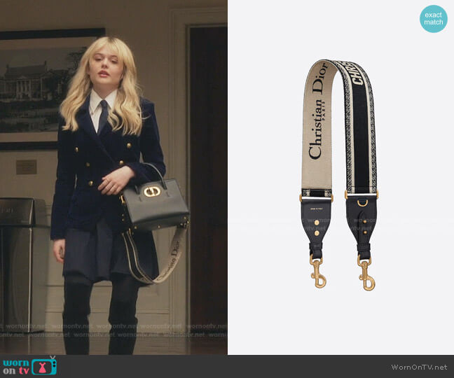 Shoulder Strap with Ring by Dior worn by Audrey Hope (Emily Alyn Lind) on Gossip Girl