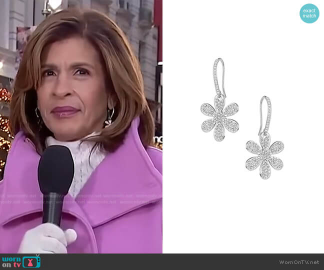 Daisy Drop Earrings Jennifer Miller worn by Hoda Kotb on Today