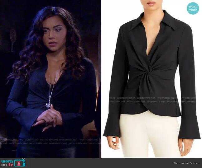  Mckenna Top by Cinq a Sept worn by Ciara Brady (Victoria Konefal) on Days of our Lives