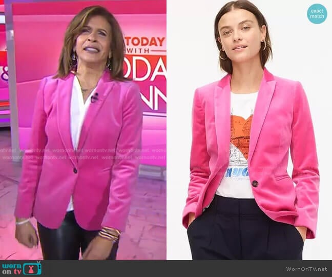 Parke Blazer by J. Crew worn by Hoda Kotb on Today